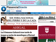 Tablet Screenshot of plasenciadirecto.com